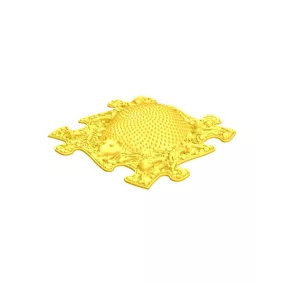 Muffik Sárga Sün Kemény Puzzle