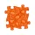 Muffik Puha Dínó Tojás Puzzle - Narancssárga