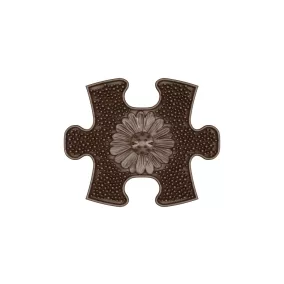Muffik Mini Kemény Rét Puzzle - Barna