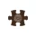 Muffik Mini Kemény Rét Puzzle - Barna