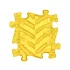 Muffik Traktornyom kemény puzzle - Citrom