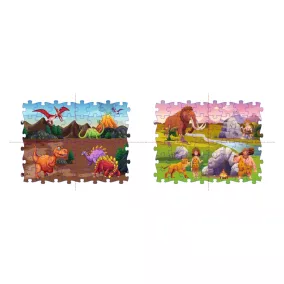 MUFFIK 12 db-os Puzzle - Dínók / Őskor