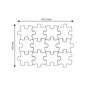 MUFFIK 12 db-os Puzzle - Dínók / Őskor