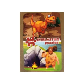 MUFFIK 12 db-os Puzzle - T-rex