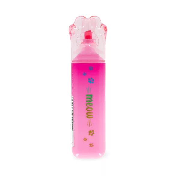 Legami szövegkiemelő - cicamancs alakú - pink