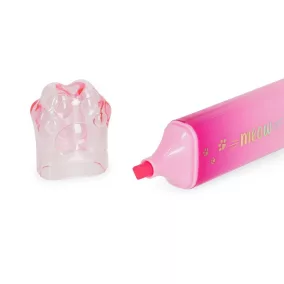 Legami szövegkiemelő - cicamancs alakú - pink