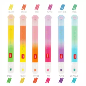   Legami szövegkiemelő készlet - pasztell és neon - 2 végű - cicás