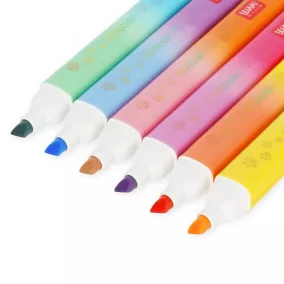   Legami szövegkiemelő készlet - pasztell és neon - 2 végű - cicás