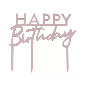 Tortadísz - Happy Birthday felirat