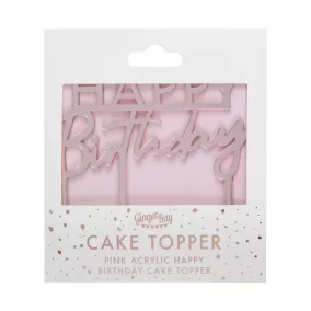 Tortadísz - Happy Birthday felirat