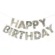 Happy Birthday girland - Arany