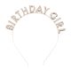 'Birthday Girl'' fém fejpánt - Rose gold