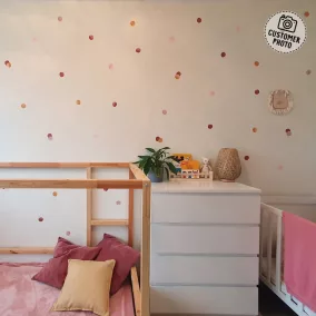   Akvarell pötty falmatrica – “naplemente színvilág” 4,5 cm