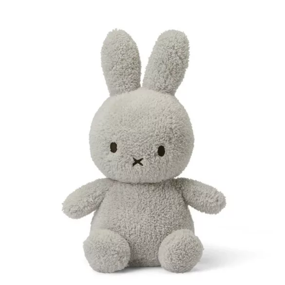 Bon Ton Toys Miffy frottír plüss - Világosszürke - 23 cm