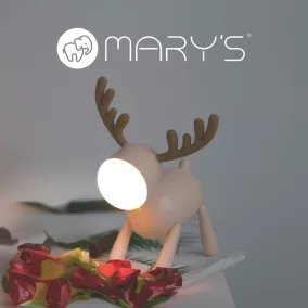 Mary's LED Éjjeli lámpa - Szarvas Bézs