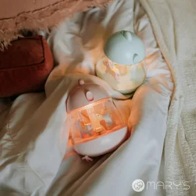 Mary's zenélő éjjeli lámpa LED RGB - rózsaszín