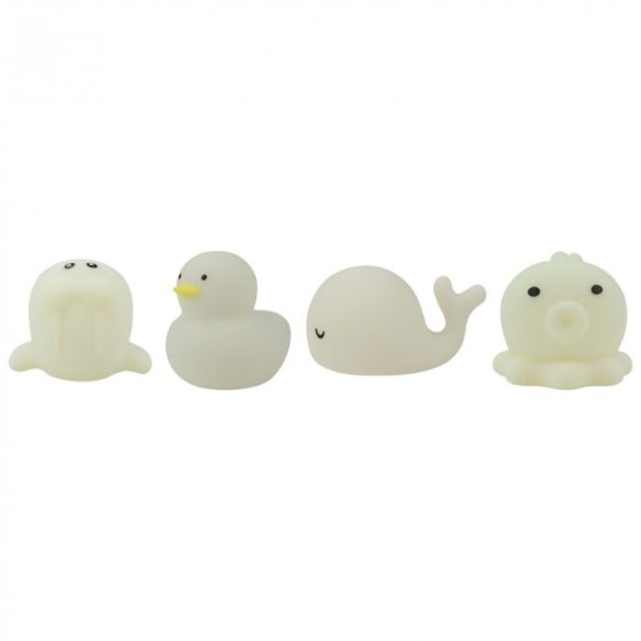 Mary's Világítós Fürdőjátékok Tengeri Állatokkal - 4 db-os