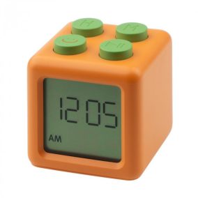   Mary's Lego kocka digitális ébresztőóra - Narancssárga