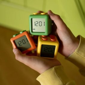   Mary's Lego kocka digitális ébresztőóra - Narancssárga