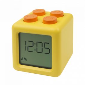 Mary's Lego kocka digitális ébresztőóra - Sárga