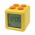 Mary's Lego kocka digitális ébresztőóra - Sárga