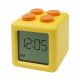 Mary's Lego kocka digitális ébresztőóra - Sárga