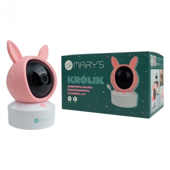 MARY’S 2az1-ben WIFI kamera - Nyuszi Rózsaszín