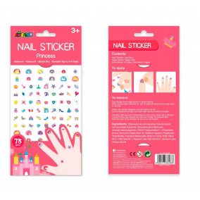 Avenir Nagy körömmatrica szett - Hercegnők