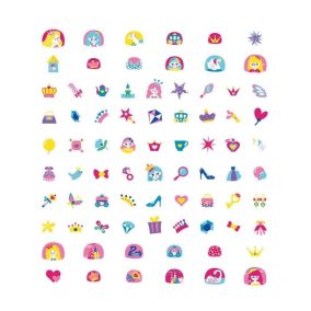 Avenir Nagy körömmatrica szett - Hercegnők