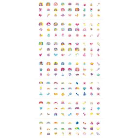 Avenir Tetováló és körömmatrica készlet - Hercegnők