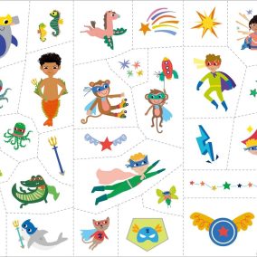 Avenir Arcmatrica és tetováló készlet - Szuperhősök