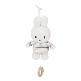   Little Dutch Miffy felhúzható zenélő babajáték - vintage csíkos