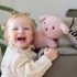 TIAMO Snuffie plüss kutya 25 cm - pink