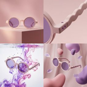 Olivio & Co polarizált napszemüveg 18-36 hó - Coral blush