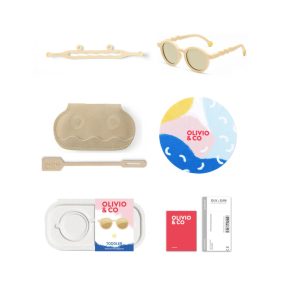 Olivio & Co polarizált napszemüveg 18-36 hó - Desert sand