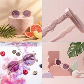   Olivio & Co polarizált napszemüveg 18-36 hó - Oval Coral blush