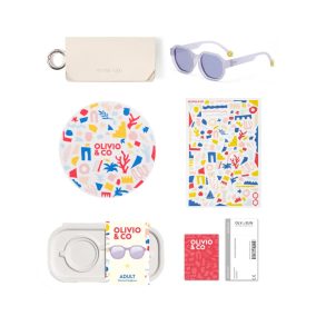   Olivio & Co polarizált felnőtt napszemüveg creative - Shell Purple