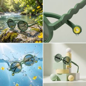 Olivio & Co polarizált napszemüveg 0-18 hó - Cactus green