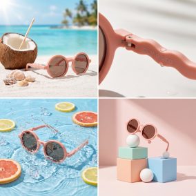 Olivio & Co polarizált napszemüveg 18-36 hó - Fig pink