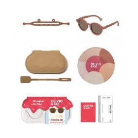   Olivio & Co polarizált napszemüveg 18-36 hó - Oval Chocolate