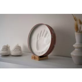   Petit Artichaut kéz- és lábnyomat készítő Baby Box kerek - Rainbow Terracotta