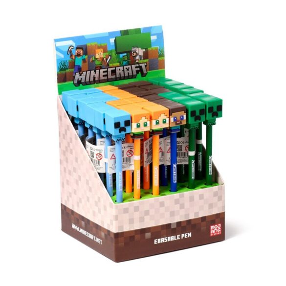 Törölhető Toll Szilikon Topperrel - Minecraft