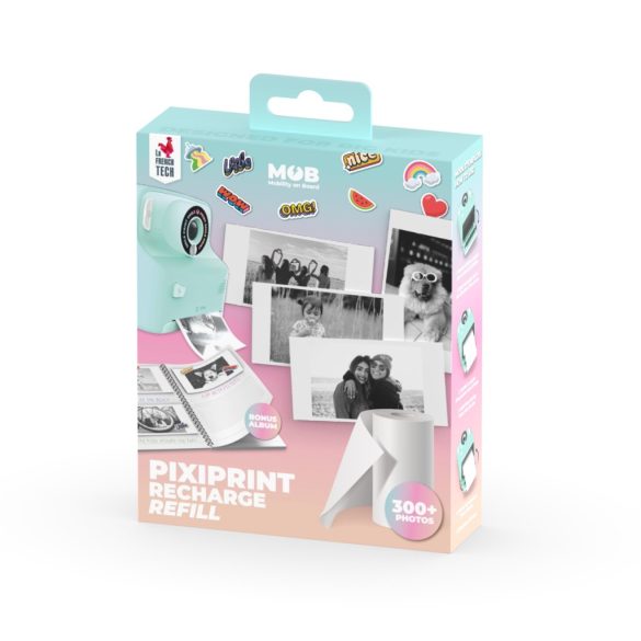 Mob Pixiprint Kreatív Utántöltő Csomag - Emlékfüzet + 4 papírtekercs