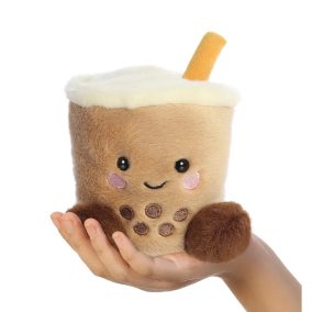 Palm Pals plüss Milky tejes boba tea - 13 cm