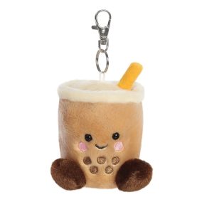 Palm Pals plüss kulcstartó - Tejes boba tea (10 cm)