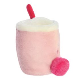 Palm Pals plüss Tangy rózsaszín boba tea - 13 cm