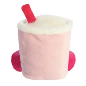 Palm Pals plüss Tangy rózsaszín boba tea - 13 cm