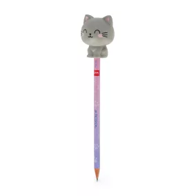 Legami ceruza - Squishy figurával - cicás