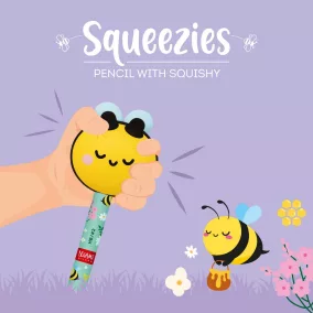 Legami ceruza - Squishy figurával - méhecskés