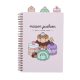 Pusheen Spirálos projekt notesz (A5) - Sweets
